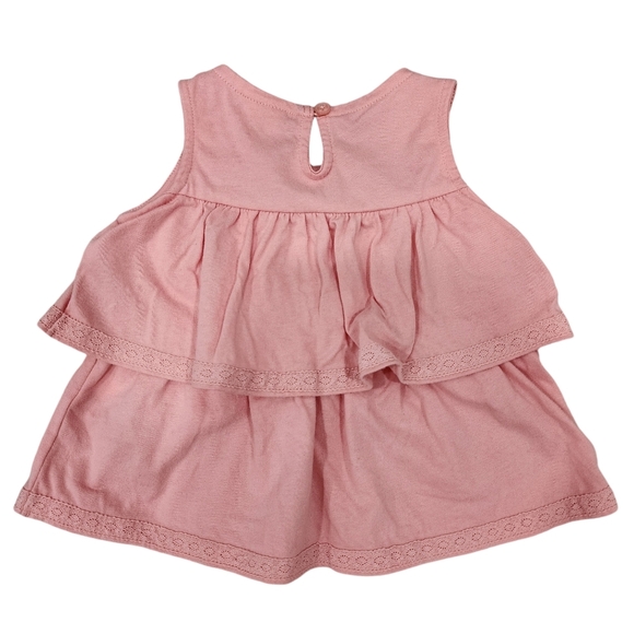 Janie and Jack Tiered Ruffle Jersey Top C0085 - Picture 4 of 4